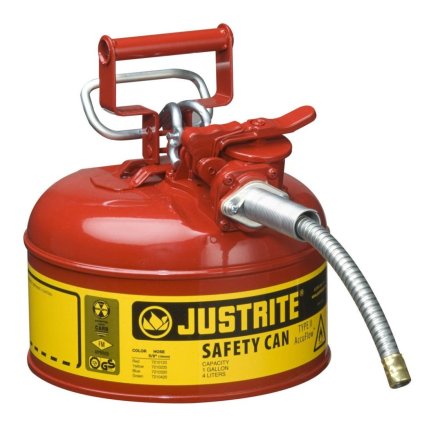 Wentylowany kanister bezpieczeństwa na płyny łatwopalne firmy Justrite  (4 modele)