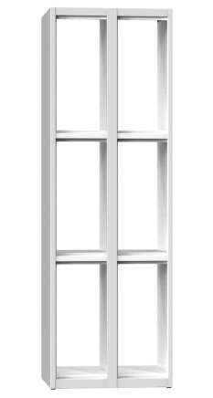 Szafka metalowa z sześcioma drzwiami XS66-18 - 2