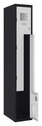 Szafka BHP pracownicza metalowa Sul 31 W, szerokość 300 mm - 4