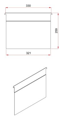 Przegroda do szafek MSS/FGC.A4