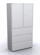 Szafka z drzwiami i szufladami SYC10/36D/3