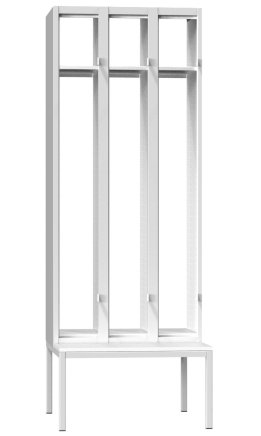 Szafa trzydrzwiowa z ławką XS73B-17 - 2