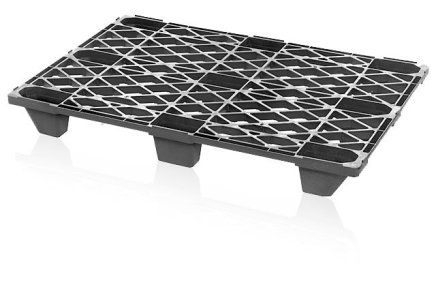 Plastikowa paleta lekka, możliwość układania w stosy, wys. 130 x szer. 800 x gł