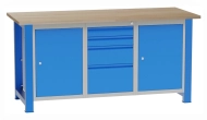 Stół warsztatowy z kontenerkami SD41722