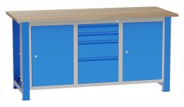 Stół warsztatowy z kontenerkami SD41722