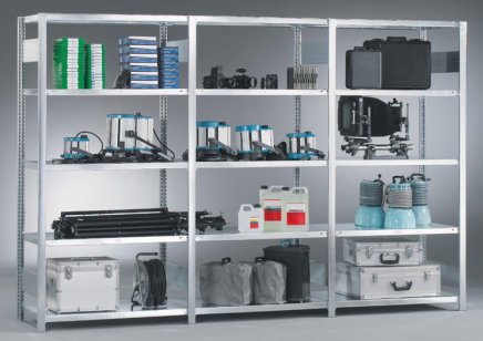 Regał metalowy standardowy półkowy CLIP ocynkowany typ 14306 - 2