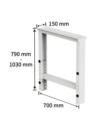 Nogi stołu warsztatowego z regulacją wysokości HDZ-T02 - 4