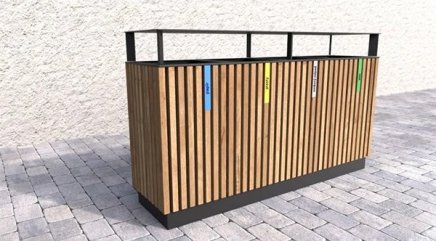 Kosz do segregacji odpadów Lamela IV - 3