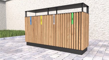 Kosz do segregacji odpadów Lamela IV - 2