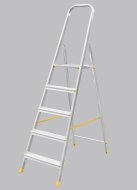 Drabina aluminiowa 5-stopniowa łącznie z platformą Eurostyle 915