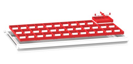 Plastikowe przegródki do szuflad ZC 54 x 27D