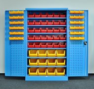 Szafka warsztatowa Kovos ze skrzynkami plastikowymi SPZ_11_0003_C_VAR_3