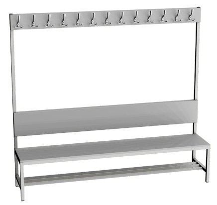 Ławka do szatni - szerokość 2000 mm LAV 20V