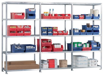 Metalowy regał standardowy półkowy FIX RAL typ 68013 - 2