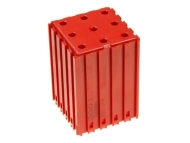 Plastikowy stojak CNC do frezów z chwytem cylindrycznym 4 mm