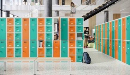 Szafka metalowa o obniżonej wysokości MSum 412S szerokość 400 mm - 2