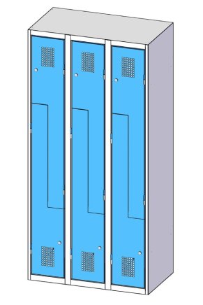 Szafa dzielona XS96-18Z - 3