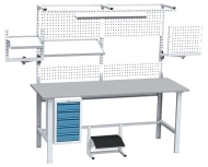 Stół warsztatowy montażowy, zestaw MTS 202