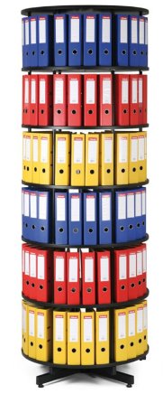 Szafa kartotekowa obrotowa - 6 poziomów - 2