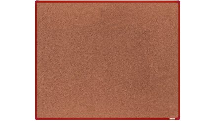 Tablica ogłoszeniowa z wysokiej jakości powierzchnią korkową o wymiarach 1500 x 1200 mm - 2