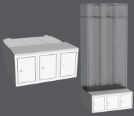 Kontener do szafy LBX 23A - 750 mm