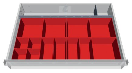 Wkładka rozdzielająca z tworzywa sztucznego 168-132A