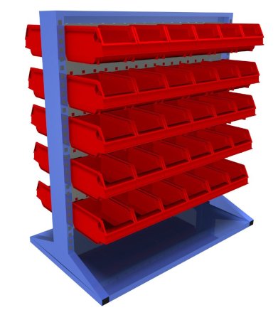 Panel stacjonarny dwustronny z wyposażeniem PSZ_21_A_VAR_3