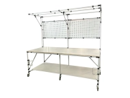 Stół warsztatowy na kółkach z blatem laminowanym 23080393