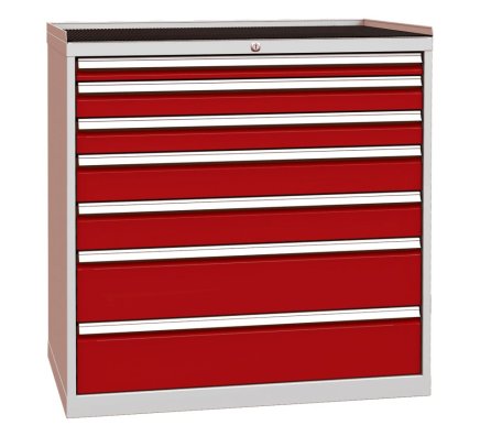 Szafka warsztatowa z szufladami DPO 07C - 4