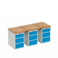 Stół warsztatowy z kontenerkami HD_20333