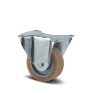 Stałe koło, brązowe, z płytką montażową (4 modele)