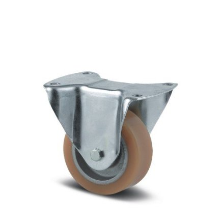 Stałe koło, brązowe, z płytką montażową (4 modele)