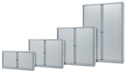 Szafa żaluzjowa z półkami Bisley ET412/19/4S - 8