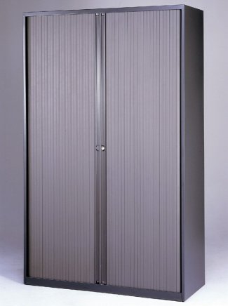 Szafa żaluzjowa z półkami Bisley ET412/19/4S - 5