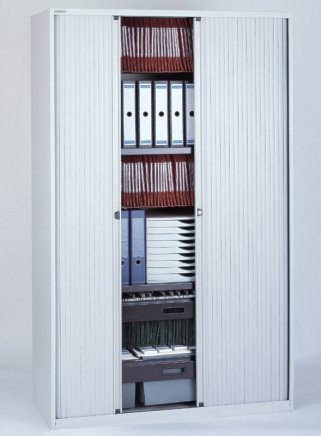 Szafa żaluzjowa z półkami Bisley ET412/19/4S - 6