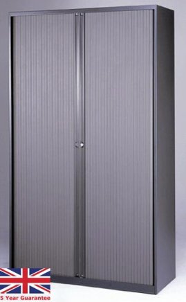 Szafa żaluzjowa z półkami Bisley ET412/19/4S - 3