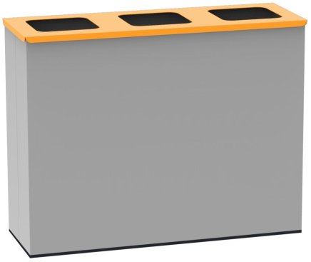 Kosz na śmieci metalowy KOS 1295 - 3