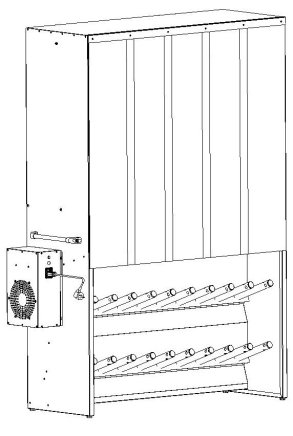 Szafka do suszenia odzieży i obuwia, szerokość 1515 mm - 2