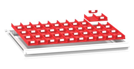 Plastikowa przegroda do szuflad ZK 45 x 36D