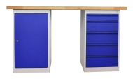 Stół warsztatowy z kontenerkami CE15_5D