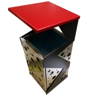 Kosz na śmieci do użytku wewnętrznego i na zewnątrz