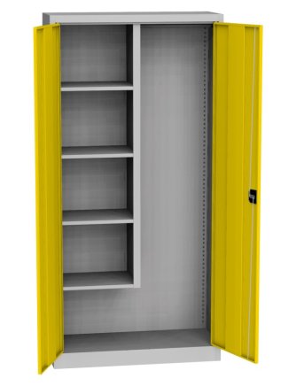 Szafa metalowa półkowa ubraniowa gospodarcza Kovos SPS T1U - 2