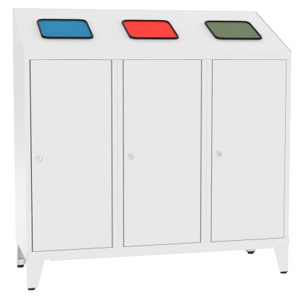 Kosz potrójny na odpady sortowane MPO 03kkr