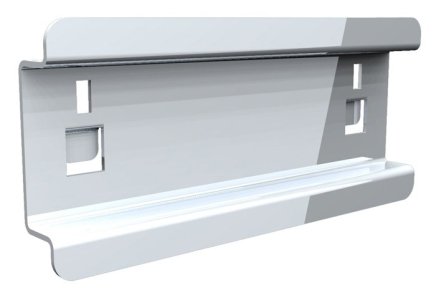 Szyna do zawieszania skrzynek plastikowych QDN 43, L = 100 mm