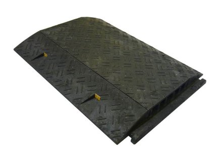 Most kablowy z czarną pokrywą