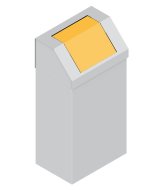 Kosz na śmieci 90L typu KOS 1269