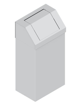 Kosz na śmieci 90L typu KOS 1269 - 2