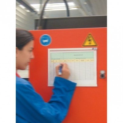 Magnetyczna ramka do pisania A4 zielona - 3