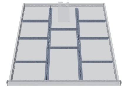 Metalowe przegródki do szuflad 139BLH100A