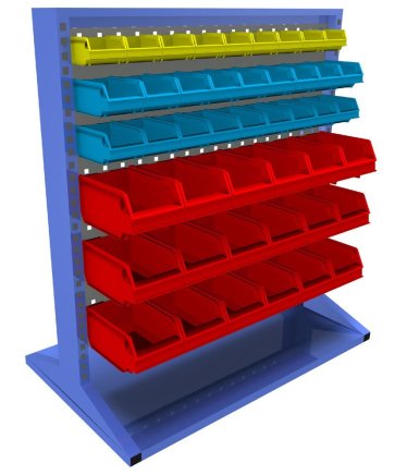 Stacjonarny panel dwustronny z wyposażeniem PSZ_21_A_VAR_5